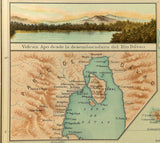 1899 Official US Navy Map Philippine Islands Isla Mindanao Oriental Samal Davao