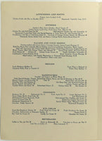 1940's Marshall Field & Company Mission Grill Restaurant Menu Chicago Illinois