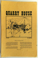 1986 Quarry House Large Laminated Restaurant Menu Rocklin California Granite