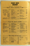 1986 Quarry House Large Laminated Restaurant Menu Rocklin California Granite