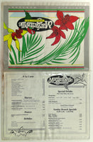 1980's Margaritaville Original Restaurant Menu Capitola Monterey California
