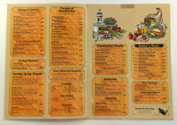 1980's Perko's Koffee Kup Original Restaurant Menu Porterville California