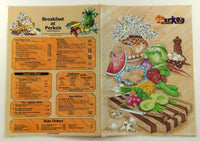 1980's Perko's Koffee Kup Original Restaurant Menu Porterville California