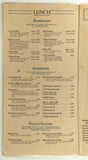 1970's Village Pantry Laminated Restaurant Menu Arcata Fortuna California