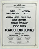 1983 Royal Alexandra Theatre Conduct Unbecoming Program Paul Elliot Nyree Porter