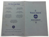 1970's Pierce Arrow Original Folding Restaurant Menu West Seneca New York