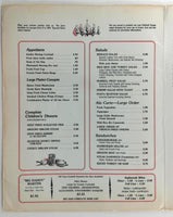 1980's Hubble House Restaurant Mantorville Minnesota Large Original Menu