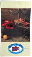 1985 Legal Sea Foods Oyster Bar Restaurant Boston Massachussetts Original Menu