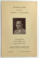 1936 The Towers Restaurant Brooklyn New York James Gannon Brooklyn Edison Co.