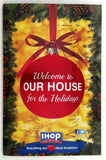 2013 IHOP International House Of Pancakes Restaurant Laminated Holidays Menu