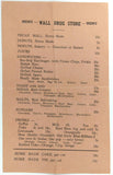 1940's WALL DRUG STORE Restaurant Original Vintage Menu