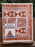 1970 Hotel Matavai Restaurant Papeete Tahiti French Polynesia Tiki Menu