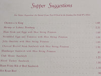 1940's Jim Otto's Valley Inn Restaurant Sherman Oaks California Vintage Menu