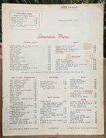 1970's Sands Cafe Chinese Restaurant Rock Springs Wyoming Vintage Menu & More