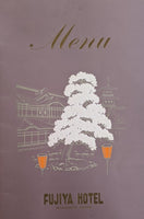 Vintage Menu Fujiya Hotel Grill Room Miyanoshita Hakone Japan