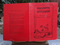 1971 Abalonetti Restaurant Monterey California Fisherman's Wharf Mermaid Menu