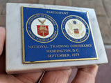 1979 National Training Washington DC Paperweight National Defense Dept. Commerce