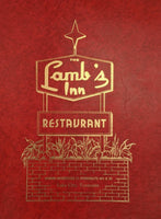 1970 The Lamb's Inn Restaurant Lake City Tennessee Vintage Menu Interstate 75