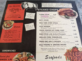 1960's Doubl-L Restaurant E. Washington St. Indianapolis Indiana Vintage Menu