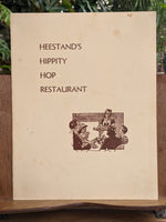 1960's Heestand's Hippity Hop Restaurant Sebring Ohio Vintage Menu