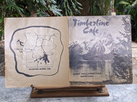 1960's Timberline Cafe Restaurant West Yellowstone Montana Vintage Menu