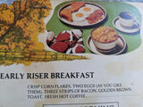 1975 Horne's Restaurant Vintage Breakfast Menu