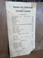 1940's Navajo Inn Ballroom & Cocktail Lounge Navajo Sandwich Shop Restaurant