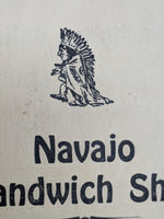 1940's Navajo Inn Ballroom & Cocktail Lounge Navajo Sandwich Shop Restaurant