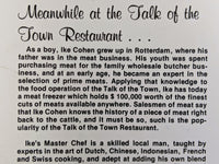 Huge Vintage Menu Talk Of The Town Hotel Resort Restaurant Aruba Island N. A.