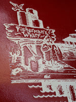 Lighthouse Restaurant At Lewes Fisherman's Wharf Lewes Delaware Vintage Menu