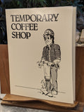 1980's Vintage Laminated Menu Temporary Coffee Shop Restaurant Mystery Location