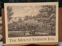 1990's The Mount Vernon Inn Restaurant Menu Registered Historic Place Virginia