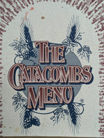 The Catacombs Vintage Restaurant Menu Mount Joy Pennsylvania