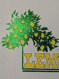 Lemon Tree Restaurant Vintage Menu Mystery Location