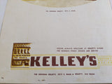 1955 The Original Kelley's Restaurant Corsican Room Vintage Menu Houston Texas