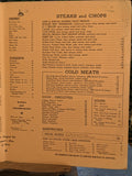 1940's Miller's Grill Restaurant Vintage Menu Corpus Christi Texas Sailing Cover