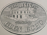 1980's The Inn At Glen Echo in Maryland Vintage Menu