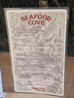 1979 Harrah's Lake Tahoe Seafood Cove Menu Stateline Nevada Snoopy Salad $5.50