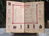 1960's Hong Kong Chinese Polynesian Food & Drinks Menu Cambridge Massachusetts