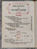 1969 The Red Garter Restaurant Menu North Liberty Iowa