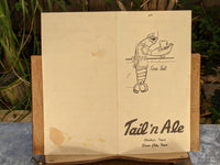 Vintage Menu Tail N Ale Restaurant Okoboji & Sioux City Iowa Tina Tail Cover