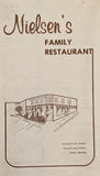 1970's Laminated Menu Nielsen's Family Restaurant Tulare California