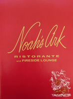 1973 Menu Noah's Ark Ristorante Italian Restaurant Des Moines Iowa Noah Lacona