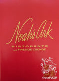 1973 Menu Noah's Ark Ristorante Italian Restaurant Des Moines Iowa Noah Lacona