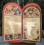 1970's Large Laminated Menu Copper Penny Family Restaurants Food Photos
