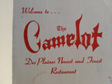 1970's The Camelot Room Service Restaurant Menu Des Plaines Iowa