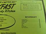 1975 Normandy Kitchen Village Restaurant Breakfast Menu Minneapolis Minnesota