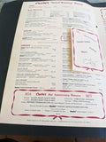 1970's Charlie's Cafe Exceptionale Huge Menu Minneapolis Minnesota