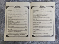 1980's Cricket's Restaurant & Lounge Menu Lyndhurst New Jersey