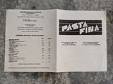 Pasta Fina Vintage Restaurant Menu Bricktown & Pt. Pleasant Beach New Jersey